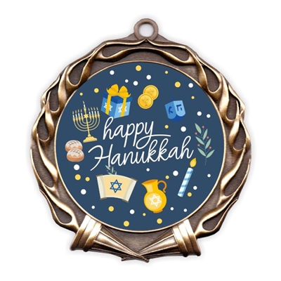 Happy Hanukkah JAM Insert Medal
