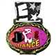 Dance Medal in Jam Oval Insert | Dance Award Medal
