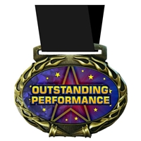 Outstanding Performance Medal in Jam Oval Insert | Outstanding Performance Award Medal