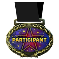 Participant Medal in Jam Oval Insert | Participant Award Medal