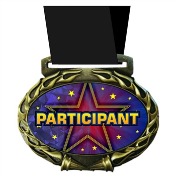 Participant Medal in Jam Oval Insert | Participant Award Medal