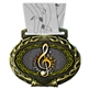 Music Medal in Jam Oval Insert | Music Award Medal