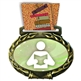 Reading Medal in Jam Oval Insert | Reading Award Medal
