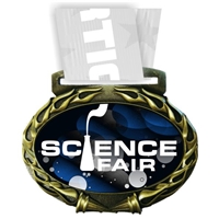 Science Medal in Jam Oval Insert | Science Award Medal