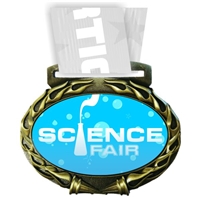 Science Medal in Jam Oval Insert | Science Award Medal