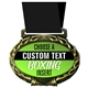 Custom Text Boxing Medal in Jam Oval Insert | Boxing Award Medal with Custom Text
