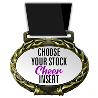 Cheer Full Color Insert Medal
