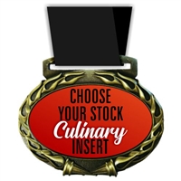 Culinary Full Color Insert Medal