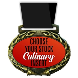 Culinary Full Color Insert Medal