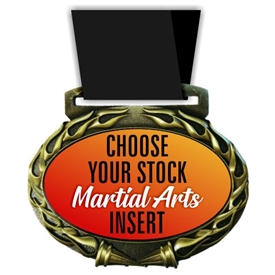 Martial Arts Full Color Insert Medal
