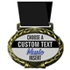 Custom Text Music Medal in Jam Oval Insert | Music Award Medal with Custom Text