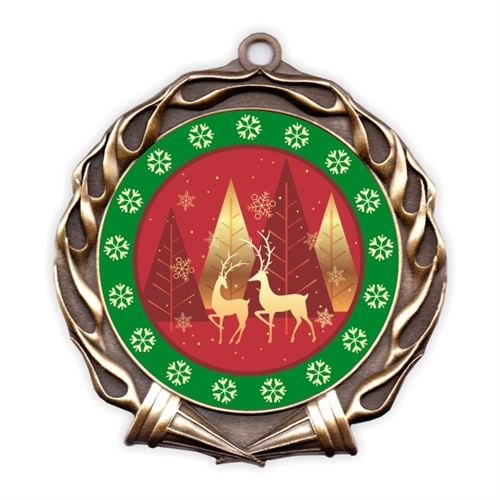 Holiday Reindeer JAM Insert Medal