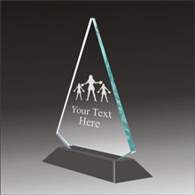Pop-Peak cheerleader acrylic award
