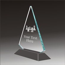 Pop-Peak chess acrylic award