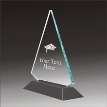 Pop-Peak graduation acrylic award