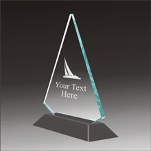 Pop-Peak sailing acrylic award