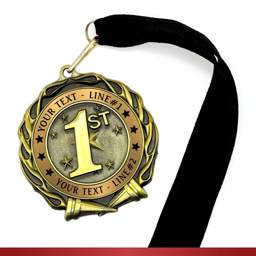Custom First Place Award Medal