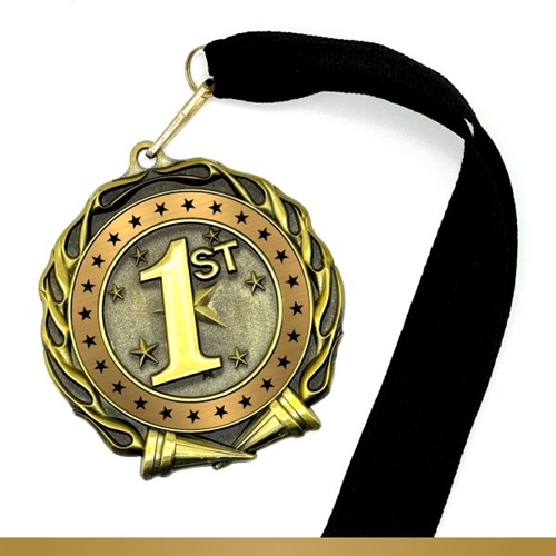 Colored Ring 1st Place Medal