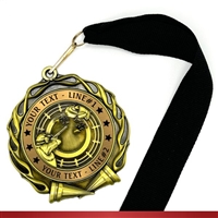 Custom Text Shooting Medal
