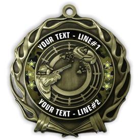 Custom Text Shooting Medal