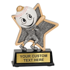 Kid's Baseball Resin Trophy Award