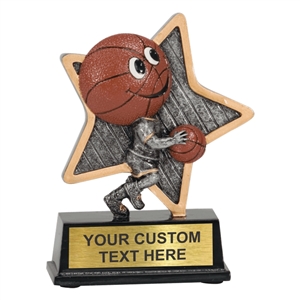 Kid's Basketball Resin Trophy Award