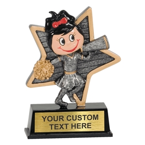 Kid's Cheer Resin Trophy Award