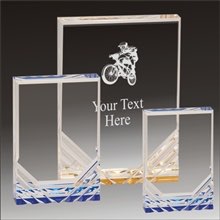 BMX Jewel Mirage acrylic award