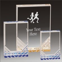 Cross Country Running Jewel Mirage acrylic award