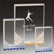 Figure Skating Jewel Mirage acrylic award