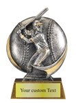 Baseball Sculpted Resin Trophy