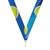 Softball Snap Clip "V" Neck Medal Ribbon