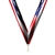 American Flag Snap Clip "V" Neck Medal Ribbon