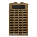 60 Plate Solid Genuine Walnut Perpetual Plaque