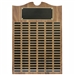 120 Plate Solid Genuine Walnut Perpetual Plaque