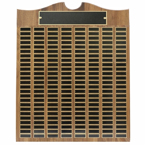 200 Plate Solid Genuine Walnut Perpetual Plaque