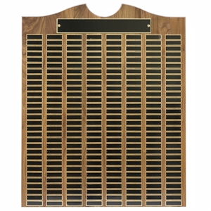 240 Plate Solid Genuine Walnut Perpetual Plaque