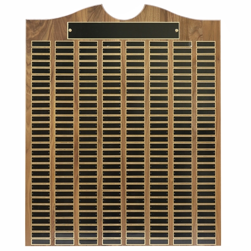 240 Plate Solid Genuine Walnut Perpetual Plaque