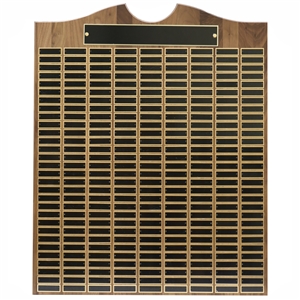 270 Plate Solid Genuine Walnut Perpetual Plaque