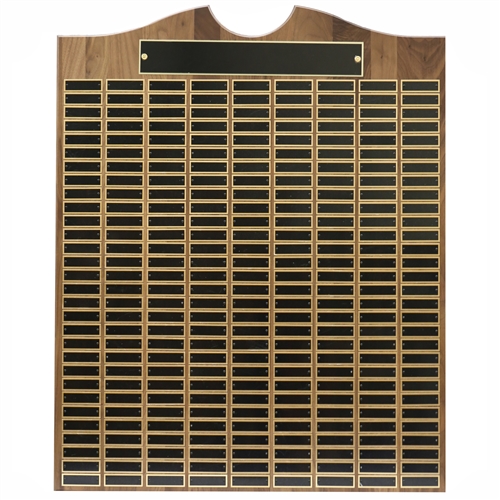 270 Plate Solid Genuine Walnut Perpetual Plaque