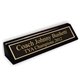 Black Piano Finish Desk Nameplate