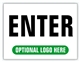 Event Parking Sign - Enter