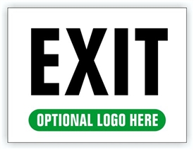 Event Parking Sign - Exit