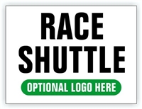 Event Parking Sign - Race Shuttle