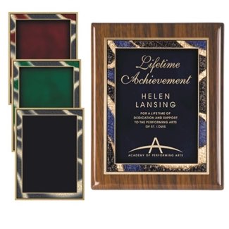Piano Finish Award Plaque