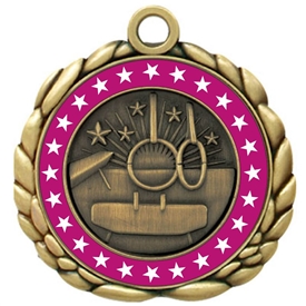Colored Ring Male Gymnastics Medal