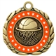 Colored Ring Basketball Medal