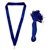 Blue Snap Clip "V" Neck Medal Ribbon