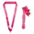 Pink Snap Clip "V" Neck Medal Ribbon