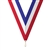 Red/White/Blue Snap Clip "V" Neck Medal Ribbon